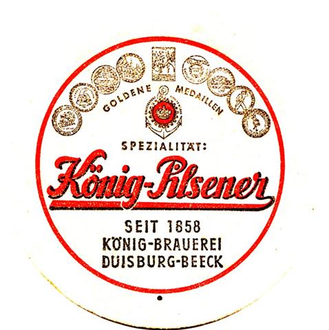 duisburg du-nw k�nig seit 2a (rund215-seit 1858-unten punkt-schwarzrot)